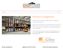 Tablet Screenshot of edgepower.com